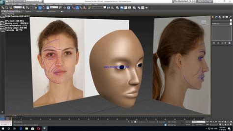 3ds Max Face Modeling Low Poly Youtube