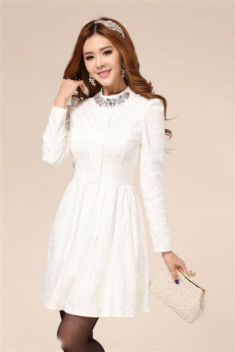 Gaun Korea Masa Kini Toko Baju Wanita Dress Korea Cantik Long