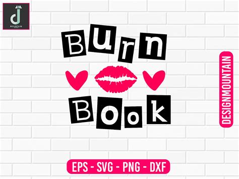 Mean Girls Burn Book Clipart