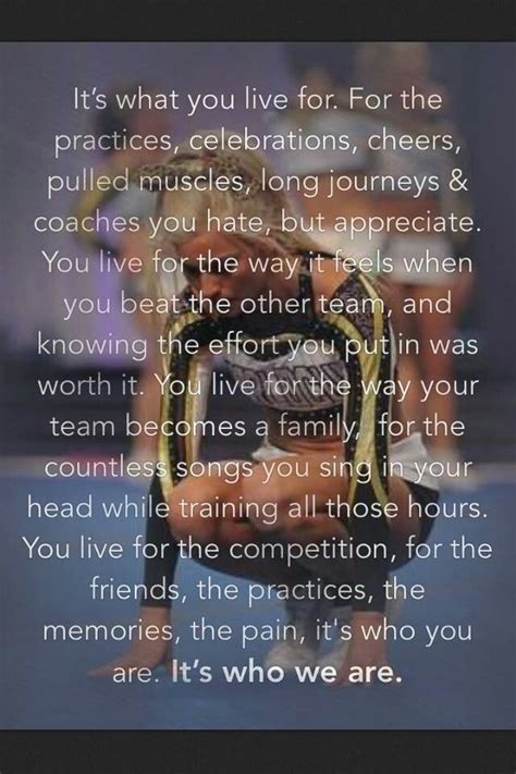 Discovering the truth about ourselves is a lifetime's work, but it's worth the effort. Pin by Windy Benton on For Joclynn | Cheerleading quotes, Cheer quotes, Cheer qoutes