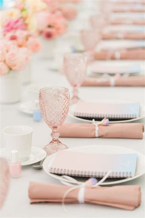 A Blushing Pantone Themed Bridal Shower Blush Bridal Showers Pink
