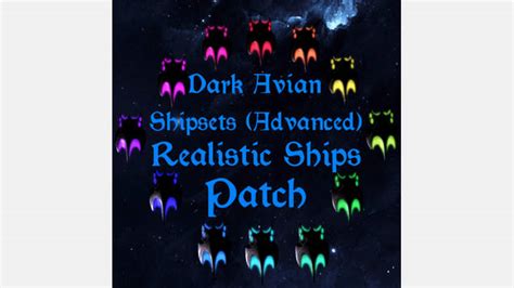 Cp Dark Avian Shipsets Advanced Realistic Ships For Stellaris