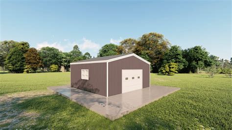 20 X 30 Steel Shed