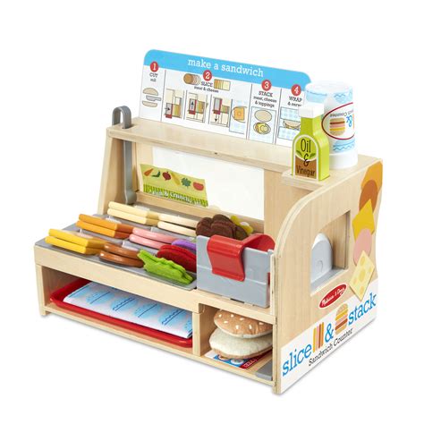 Buy Melissa And Doug Slice And Stack Sandwich Counter 41650