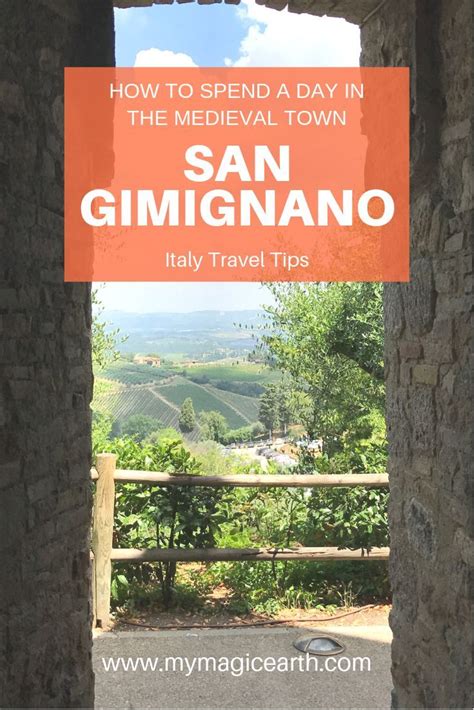 my magic earth the medieval hill town of san gimignano in southern tuscany europe europe