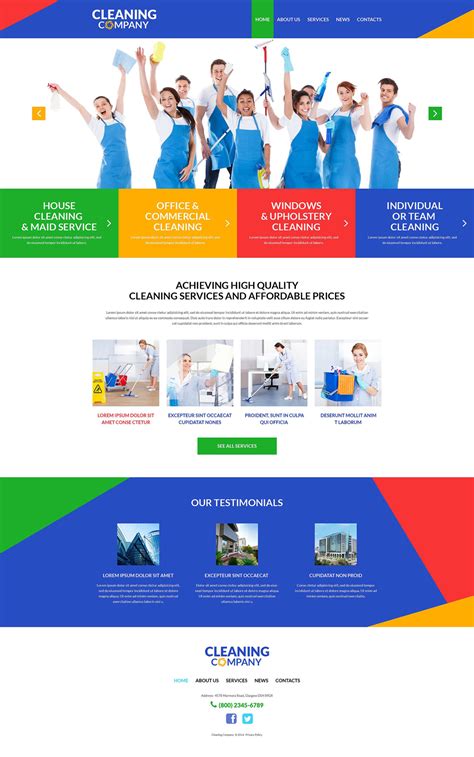 Three steps to your clean house. Cleaning Services WordPress Theme #51991