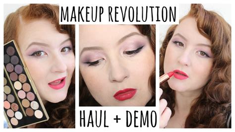 new from makeup revolution ♥ haul and demo youtube