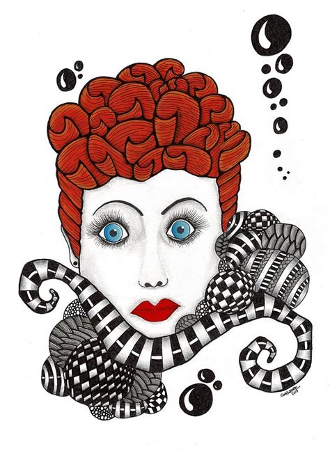 Blue Eyed Redhead Drawing By Cathy Nestroyl Fine Art America