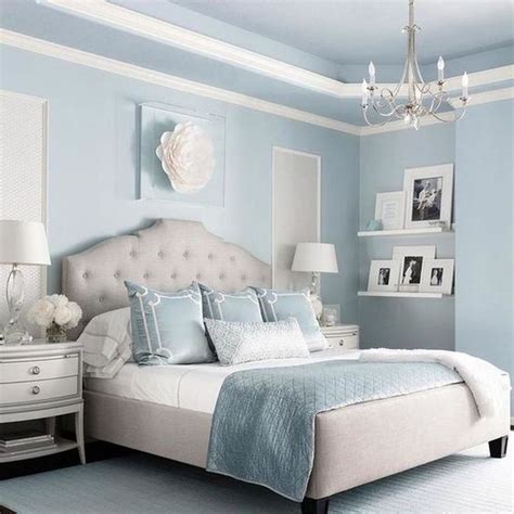 Soothing Nature Inspired Bedroom Paint Colors In 2020 Blue Bedroom