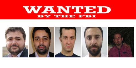 Iranian Hackers Wanted By Fbi Letter Daily References