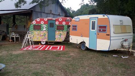 How To Paint A Vintage Travel Trailer