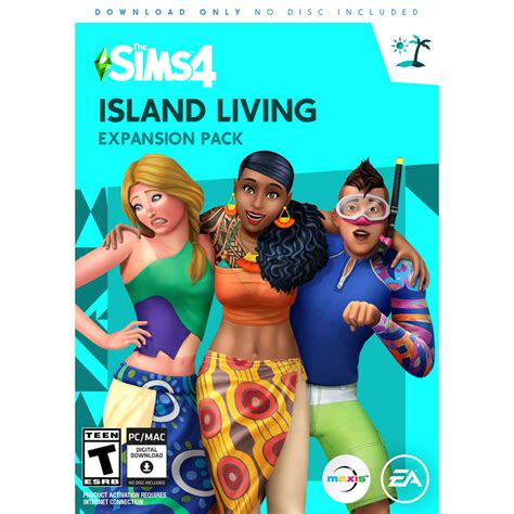 Sims 4 Island Living Expansion Pack Electronic Arts Pc 014633376579