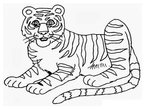 Desenho De Tigre Exibido Para Colorir Desenhos Para Colorir E PDMREA