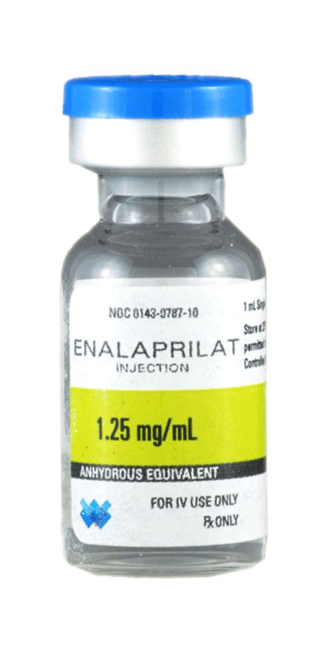 359 milligrams per milliliter equals 359 micrograms per microliter. Enalaprilat Injection, USP | Emergency Medical Products