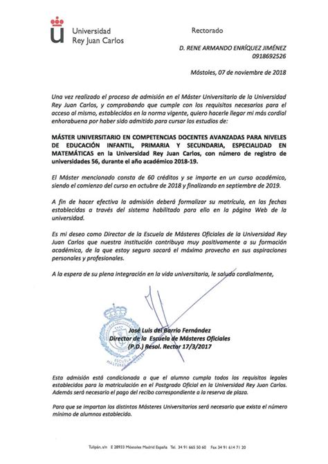 Carta Solicitud De Admision Diplomado Images And Photos Finder
