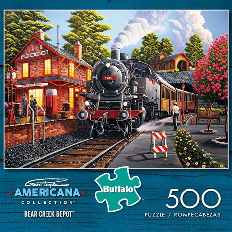 Buffalo Games Americana Collection Bear Creek Depot Piece Jigsaw Puzzle Walmart Com