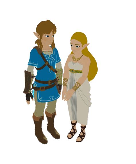 Link And Zelda Breath Of The Wild Mmd And Xps By 9029561 On Deviantart