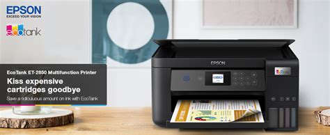 Epson Ecotank Et 2850 Wireless Color All In One Cartridge Free Supertank Printer With Scan Copy