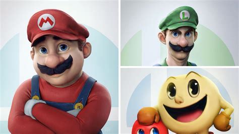 God Of War Artist Illustrates Remastered Fan Art Of Mario Luigi And
