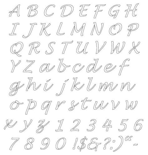 Molde De Letras E Numeros Stencil Lettering Letter Stencils To Print Alphabet Stencils Free