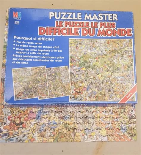Puzzle Complet Puzzle Master Le Plus Difficile Du Monde Mb Eur 1000 Picclick Fr