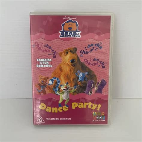 Bear In The Big Blue House Dance Party Dvd Vintage Disney