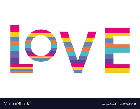 isolated lgtbi love design royalty free vector image