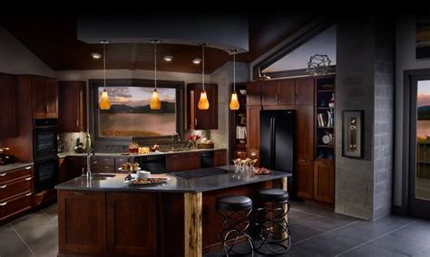 Black kitchen cabinets are a less complex color palette, instead opting for monochrome style with splashes of grey to soften the contrast. 141 best Kitchens with black appliances images on ...