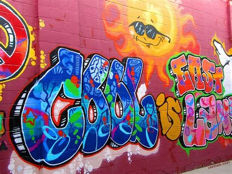 Gips Cool Graffiti Letters Colorful Graffiti Wall