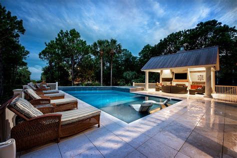 Backyard Pool And Outdoor Kitchen Designs Mycoffeepotorg