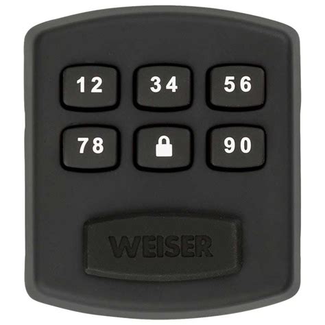 Weiser Powerbolt 1 Keyless Entry Door Lockdeadbolt