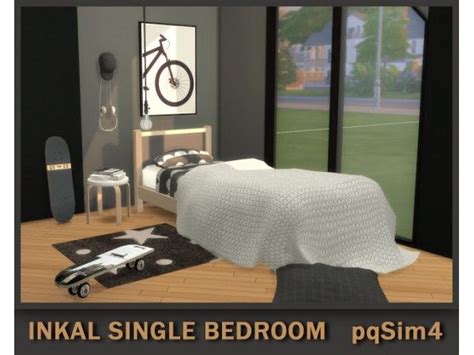 Inkal Single Bedroom By Pqsim4 The Sims 4 Download Simsdomination