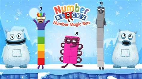 Numberblocks 789 Number Magic Run Meet The Numbers Seven Eight