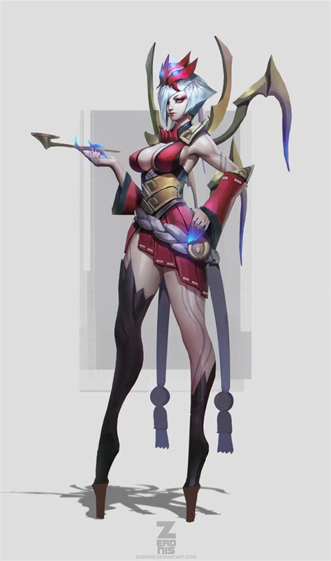 Elise Blood Moon Concept By Zeronis By Zeronis On Deviantart