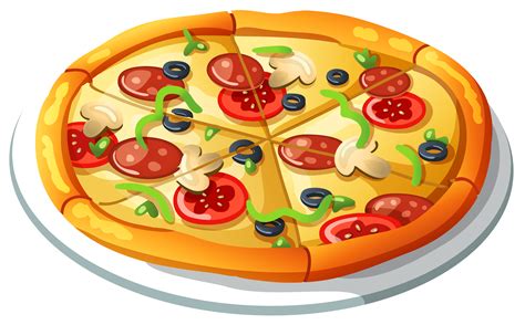 Pizza Vector Png At Collection Of Pizza Vector Png
