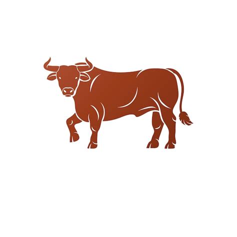 Premium Vector Bull Ancient Emblem Animal Element Heraldic Vector