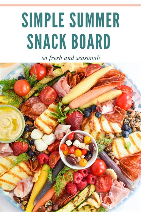 Delicious Summer Snack Board