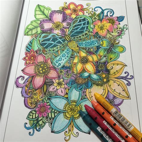 Coloring In My Coloring Book Color Supplies Used Are Listed In The