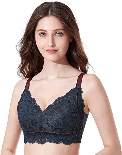 baetty women full coverage wireless bras support non padded sponge back smooth wide strap high