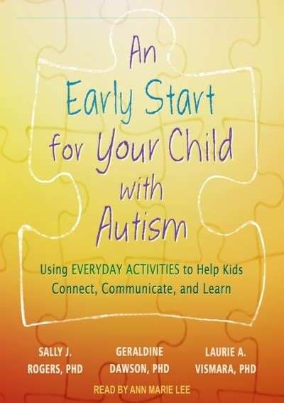 Pdf An Early Start For Your Child With Autism Using Everyday