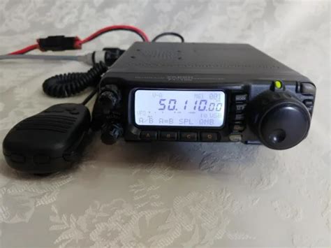 Yaesu Ft Hf Mhz W Transceiver Amateur Ham Radio Tested Used