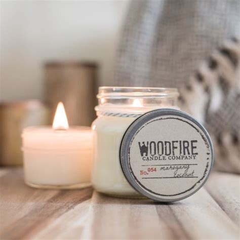 100 Soy Hand Poured Wood Wick Candles By Woodfirecandle On Etsy