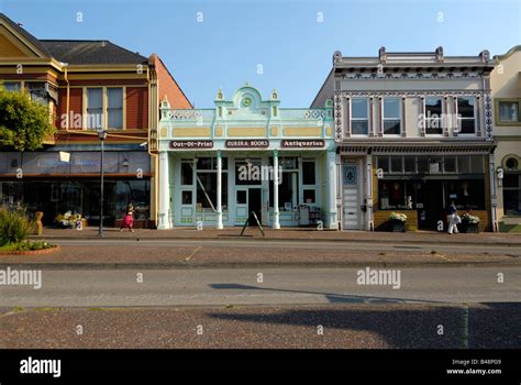 Downtown Eureka Humboldt County California Usa Stock Photo Alamy