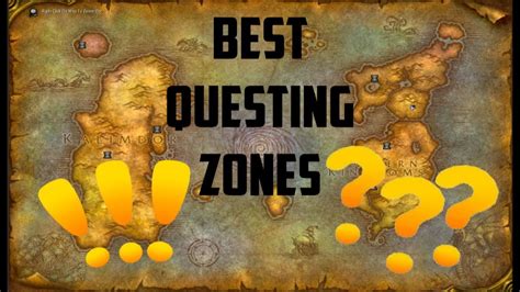Classic Wow Best Questing Zones Youtube