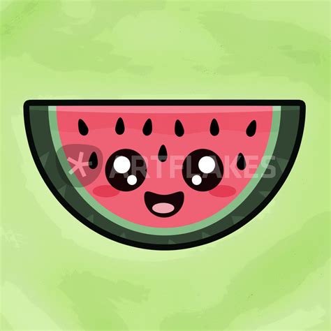 Food Easy Kawaii Watermelon Cute Drawings - pic-owls