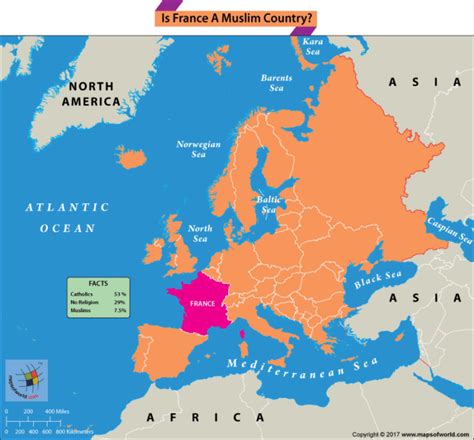 Map Of Europe Showing Location Of France Answers