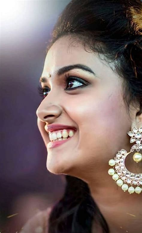 Actress Keerthi Suresh Smiling Pics Most Beautiful South Indian Actress