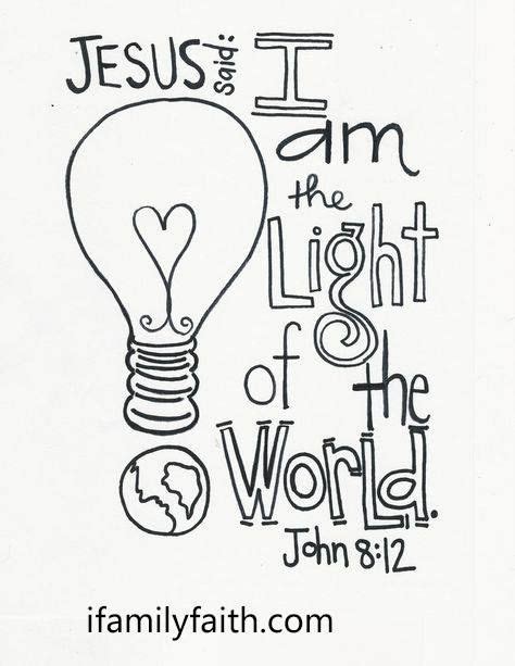 Jesus Is The Light Of The World Amen Christian