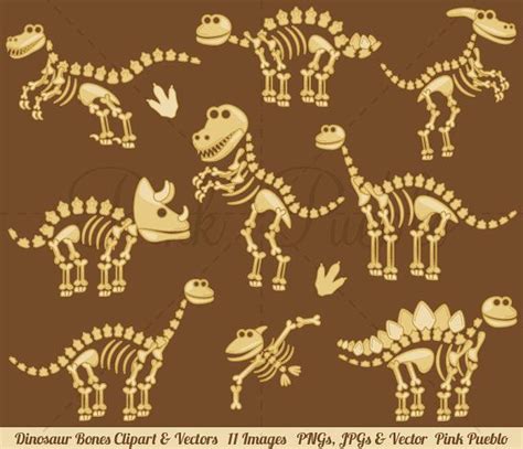 We are always buy three get one free! Dinosaur Bones Clipart, Dinosaur Clip Art, Dinosaur ...