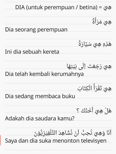 Percakapan bahasa arab tentang ta'aruf (perkenalan) dan artinya. Cara Bina Ayat Bahasa Arab